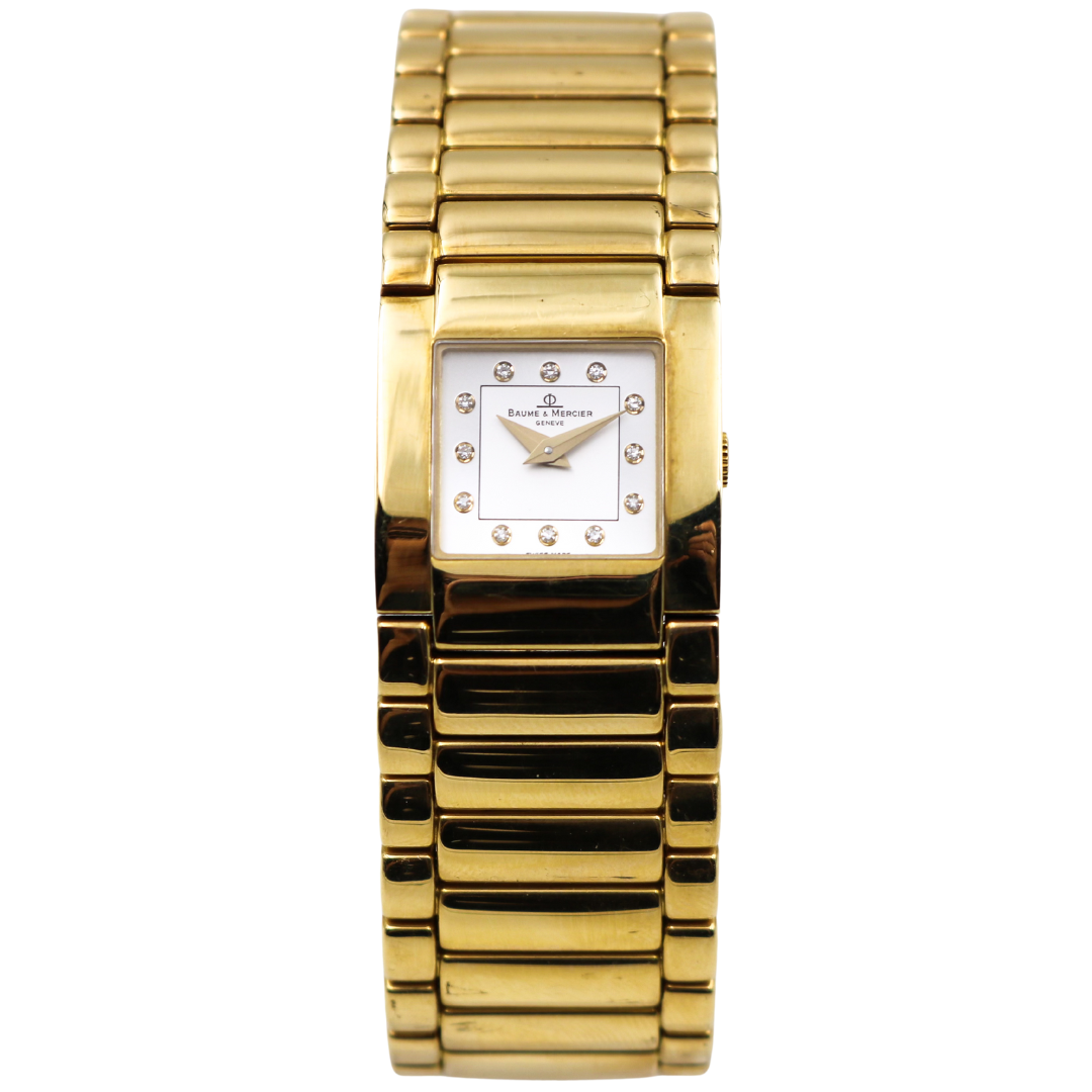 Baume mercier gold watch ladies best sale